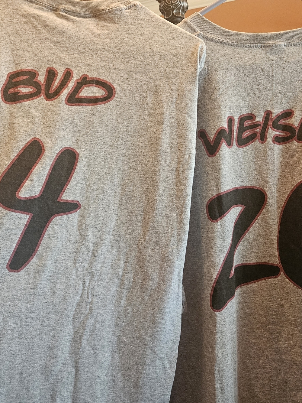TWO Gray Shirts for A Couple